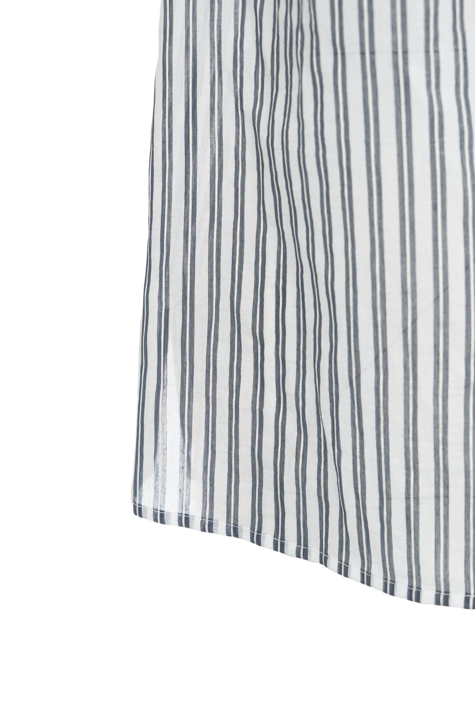 Striped blouse with bow tie detail Product Image