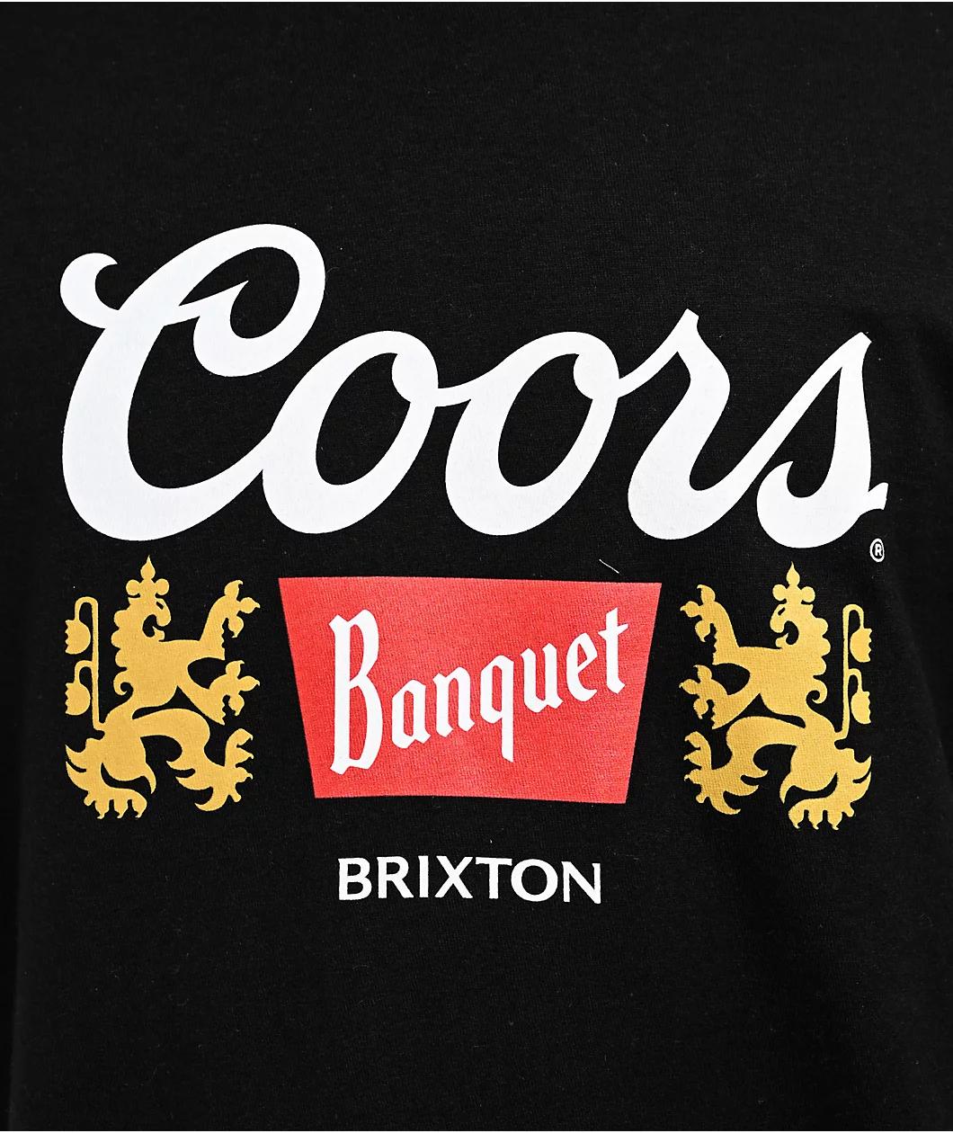 Brixton x Coors Griffin Black T-Shirt Product Image