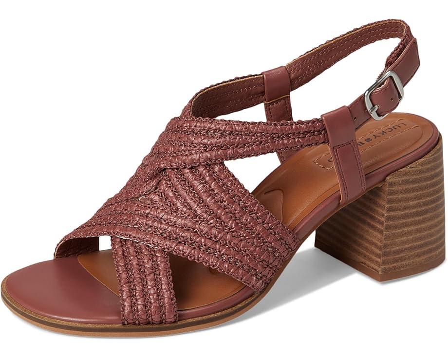 Women's Lucky Brand Sasina Cut Out Heeled Sandals Product Image