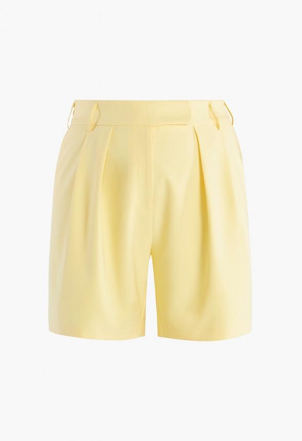 JustFab Margaux Platform Loafer Pump Womens Black/ White Size 8.5 Product Image