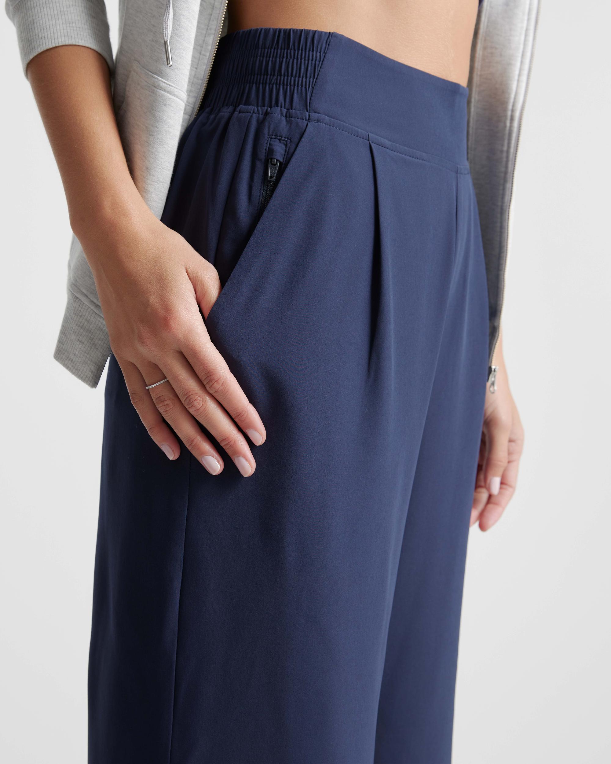 Quince | Women's Performance Tech Wide Leg Pants Recycled Polyester Product Image