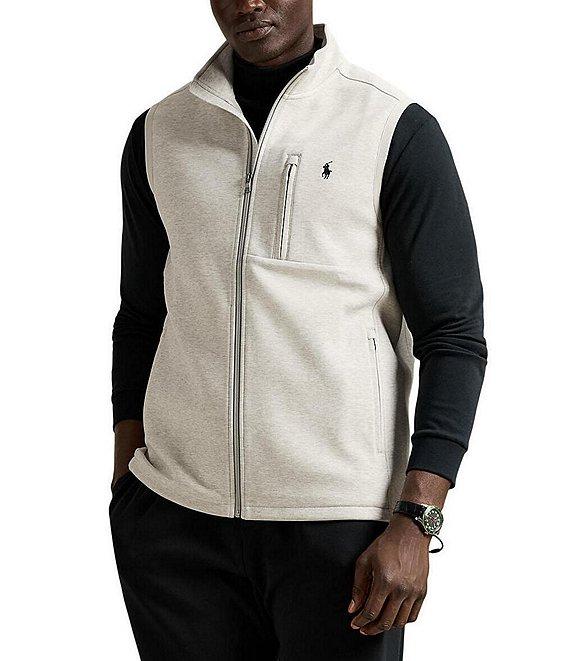 Polo Ralph Lauren Big & Tall Full-Zip Double Knit Vest Product Image
