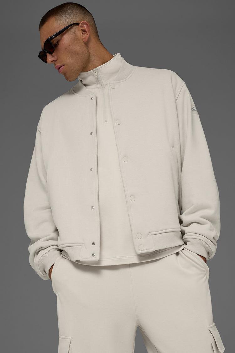 Renown Varsity Jacket - Bone Product Image