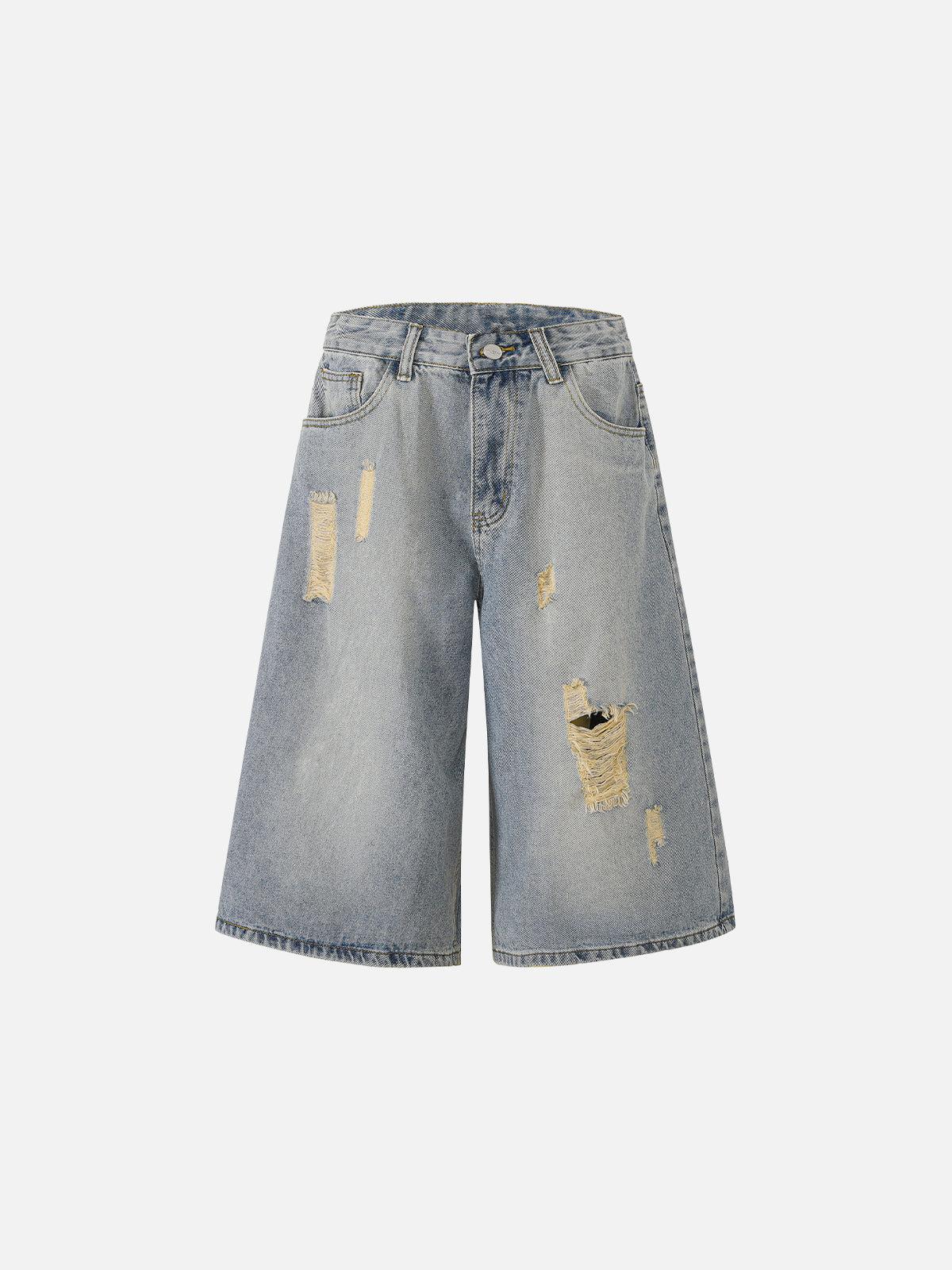 Aelfric Eden Distressed Baggy Longline Jorts Product Image