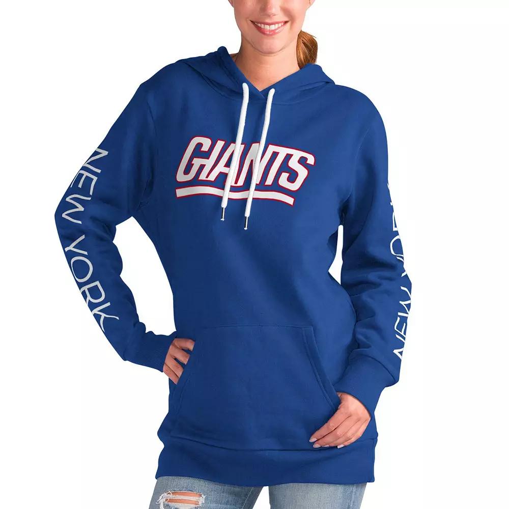 Women's G-III 4Her by Carl Banks Royal New York Giants Extra Inning Pullover Hoodie,  Product Image