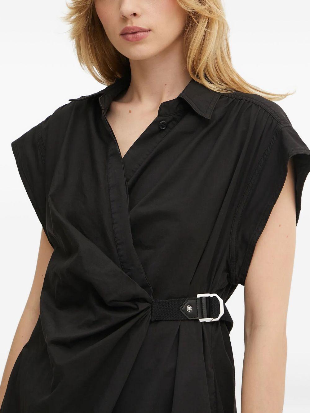 belted wrap mini dress Product Image