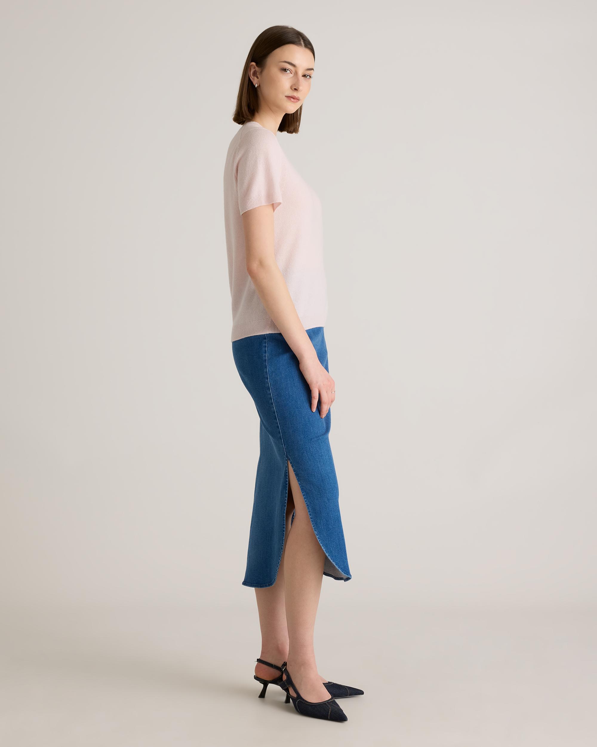 Quince | Women's Mongolian Cashmere T-Shirt Product Image