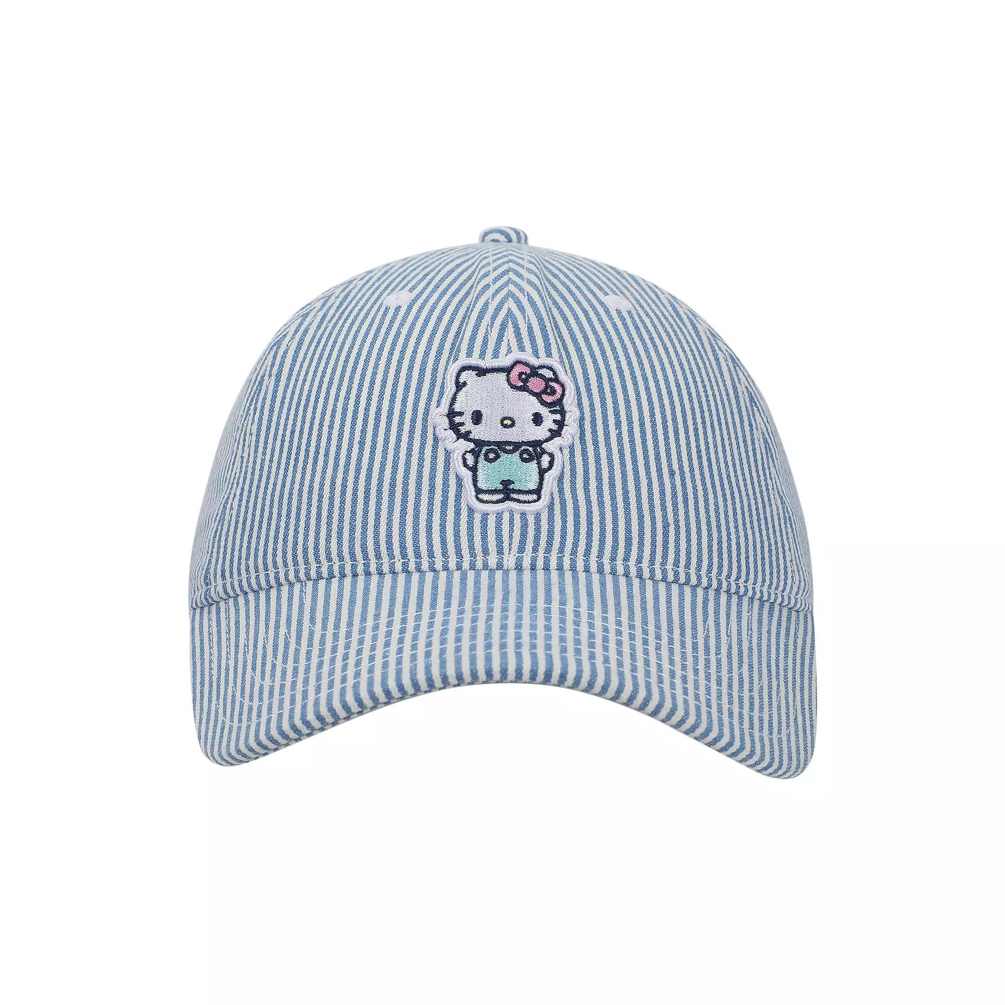 Women's Hello Kitty Embroidered Character Hat, Blue Product Image