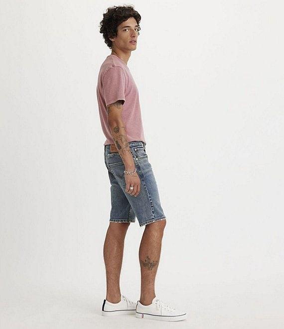 Levi's® 412 Slim Fit 9#double; Inseam Mid Rise Denim Shorts Product Image