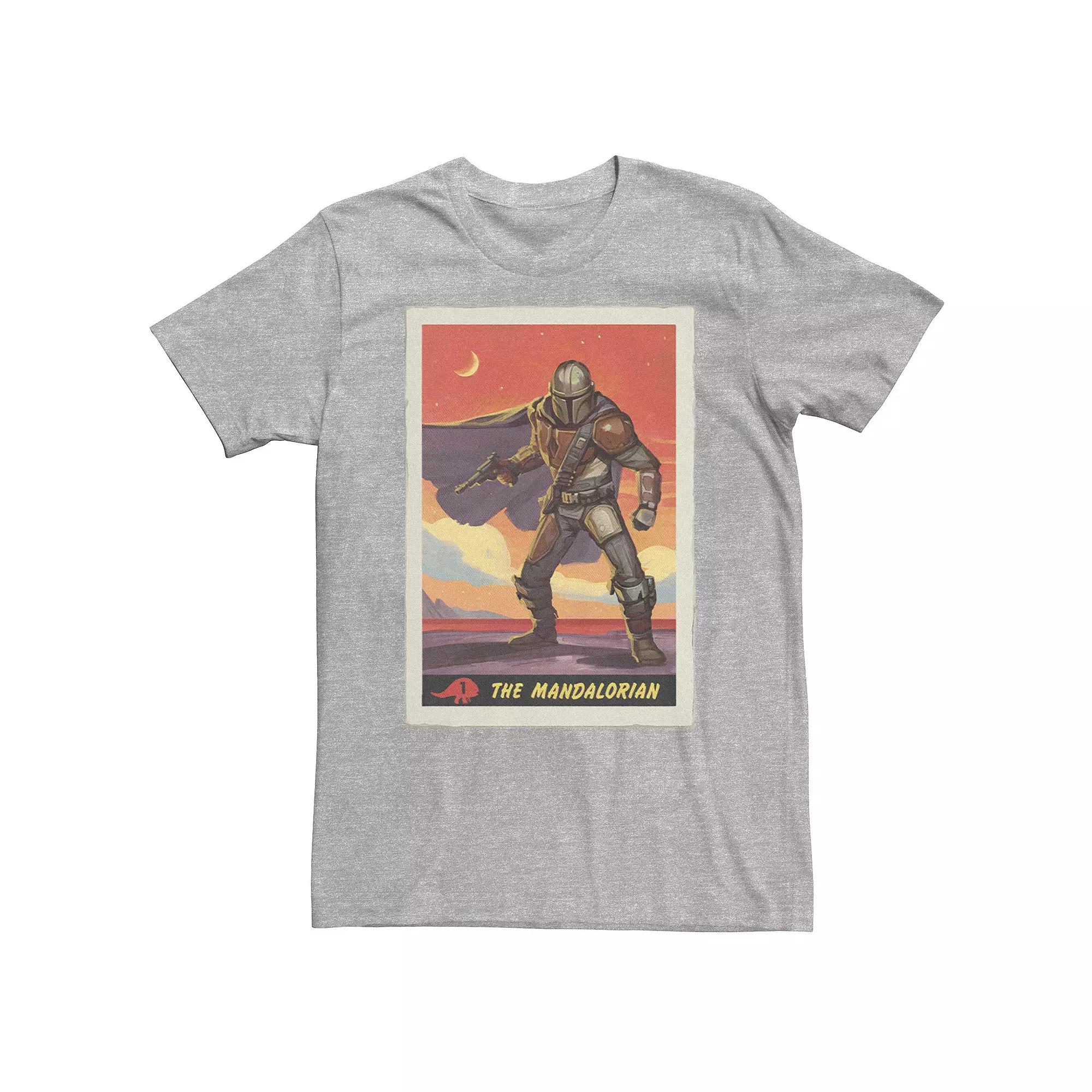 Big & Tall Star Wars The Mandalorian Trading Card Tee, Men's,  Product Image
