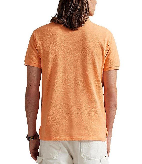 Polo Ralph Lauren Custom Slim Fit Solid Mesh Polo Shirt Product Image