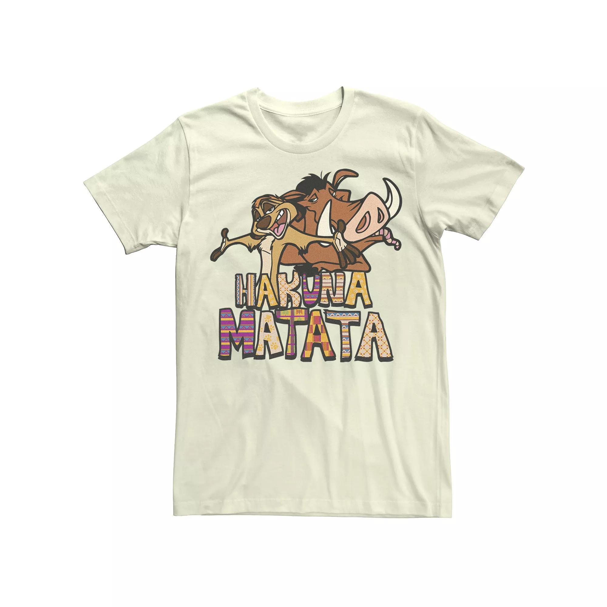 Disney's The Lion King Men's Hakuna Matata Pumbaa Graphic Tee,  Product Image
