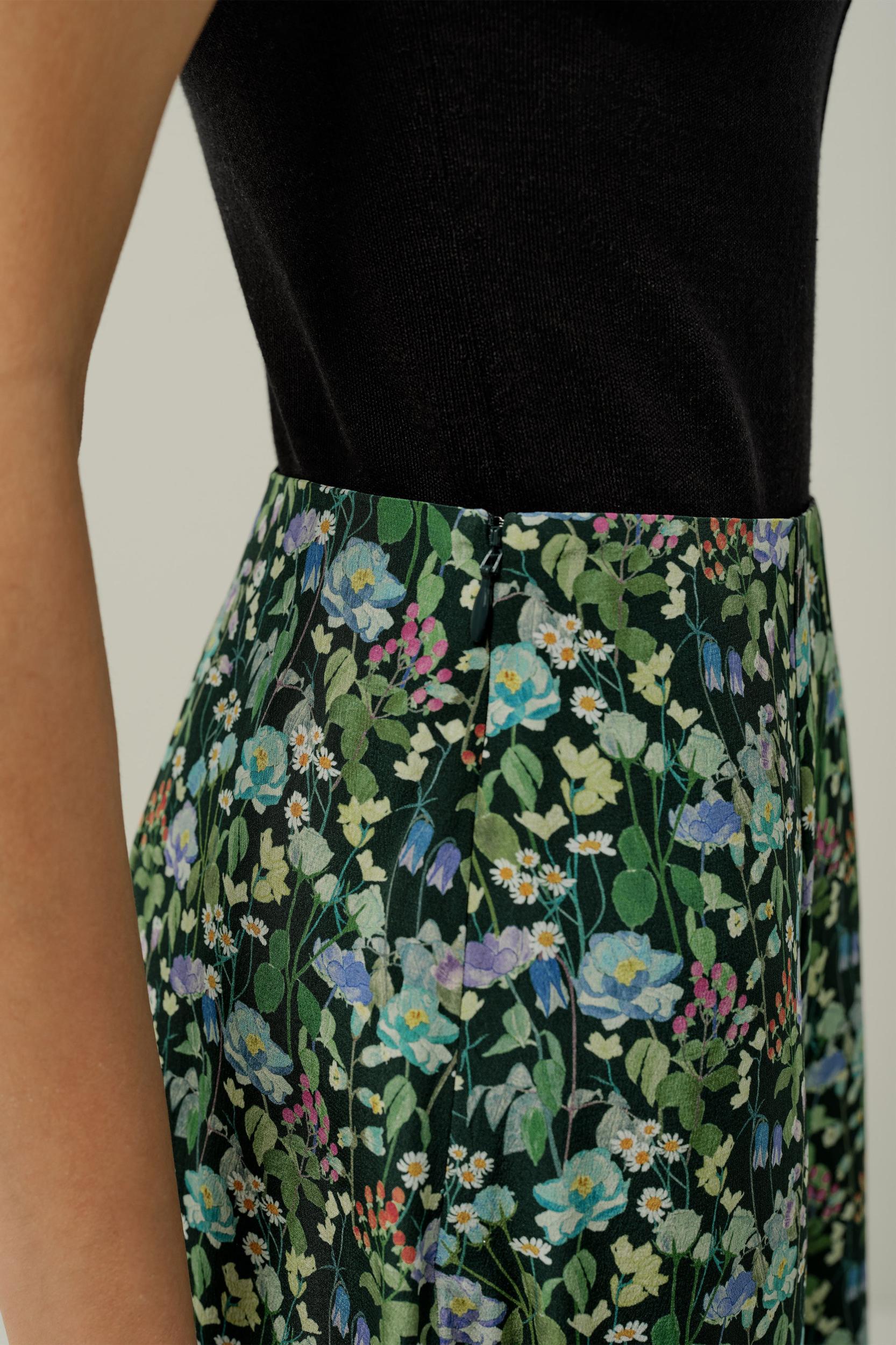 Fairytale Silk Skirt - Made With Liberty Fabric Product Image