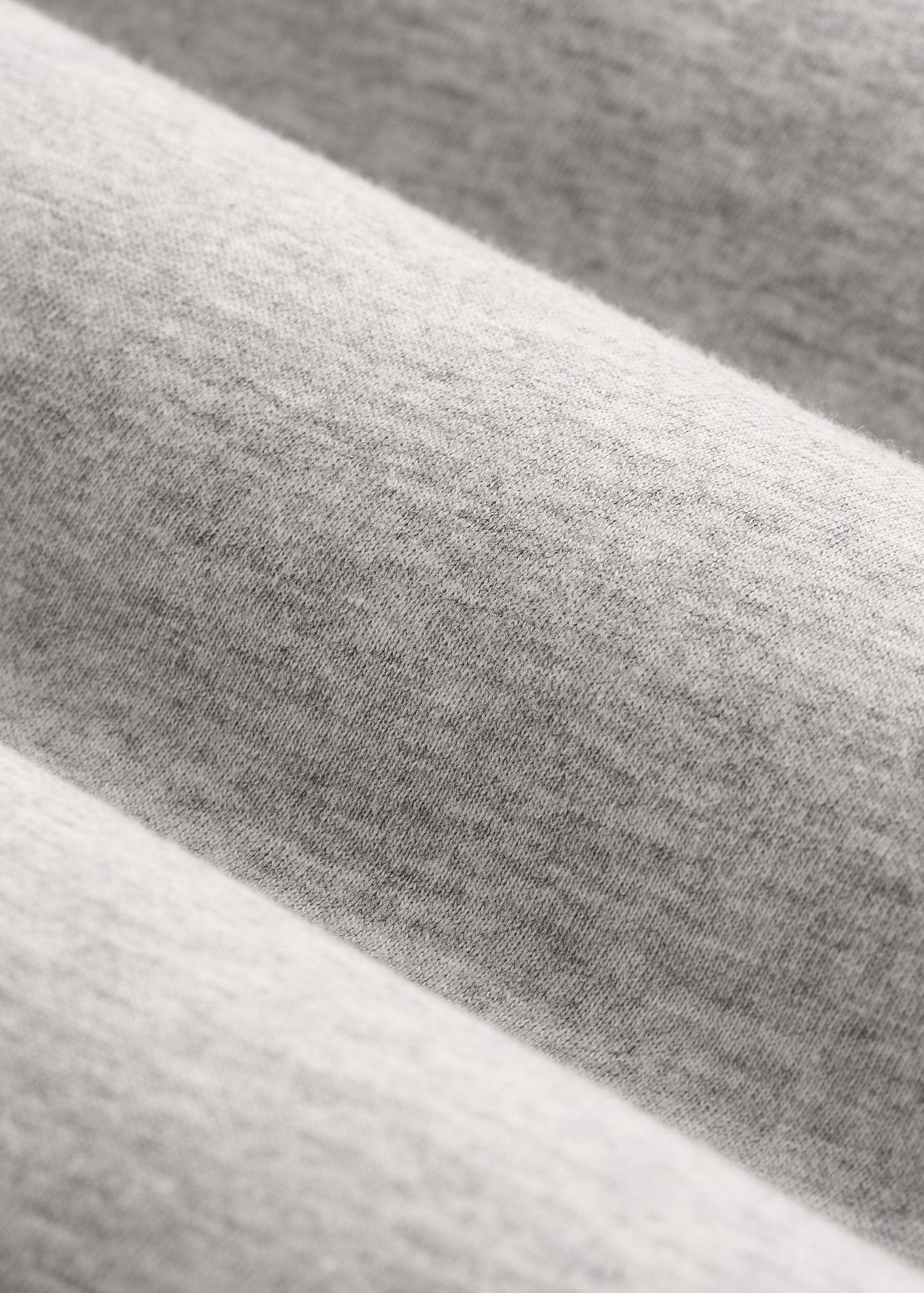 LJ&S REGULAR-FIT Jersey Henley Tee for Tall Men in Heathered Grey Male Product Image