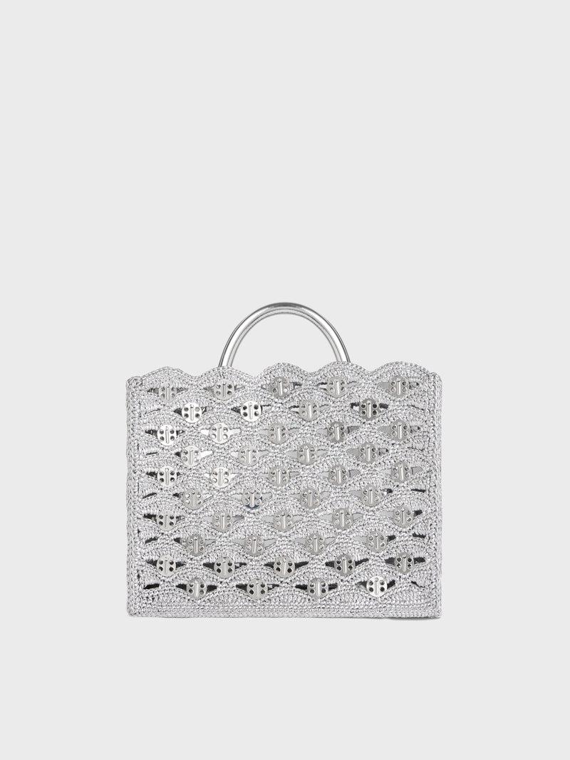 TOTE BAG IN LUREX RAFFIA Product Image