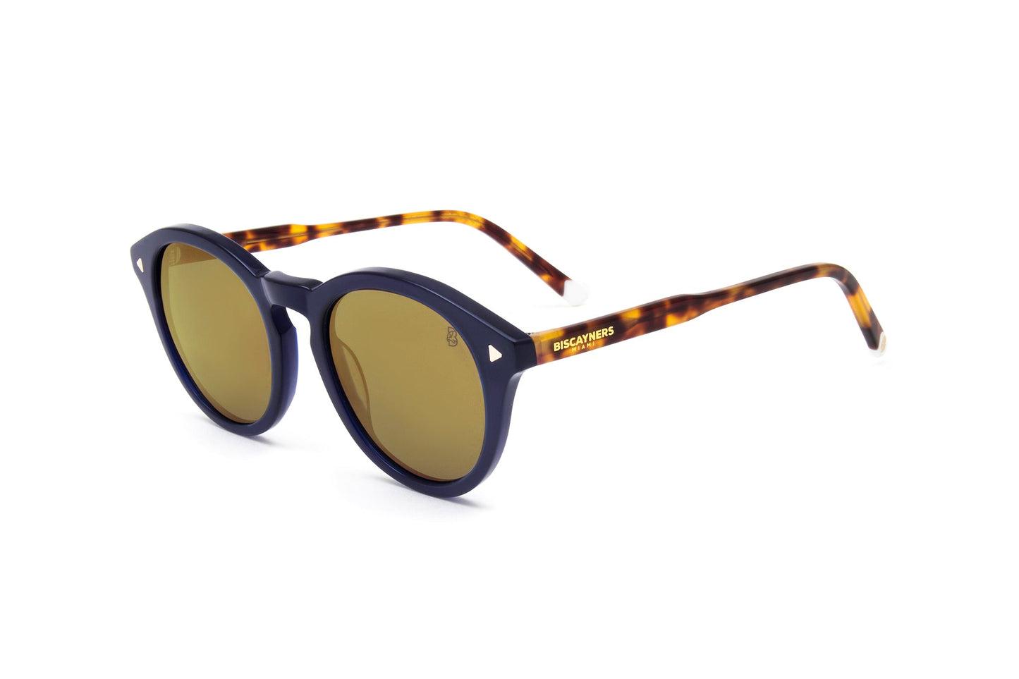 Biscayners Sunrise Navy Sunglasses Product Image
