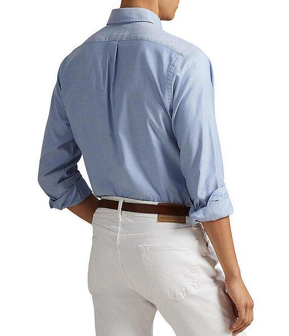 Polo Ralph Lauren Classic-Fit Stretch Oxford Long-Sleeve Woven Shirt Product Image