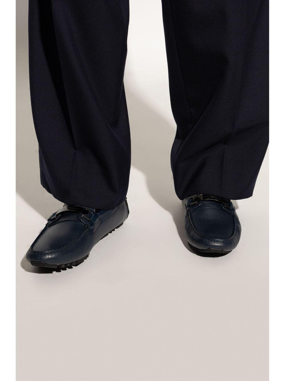 logo-plaque driving shoes Product Image