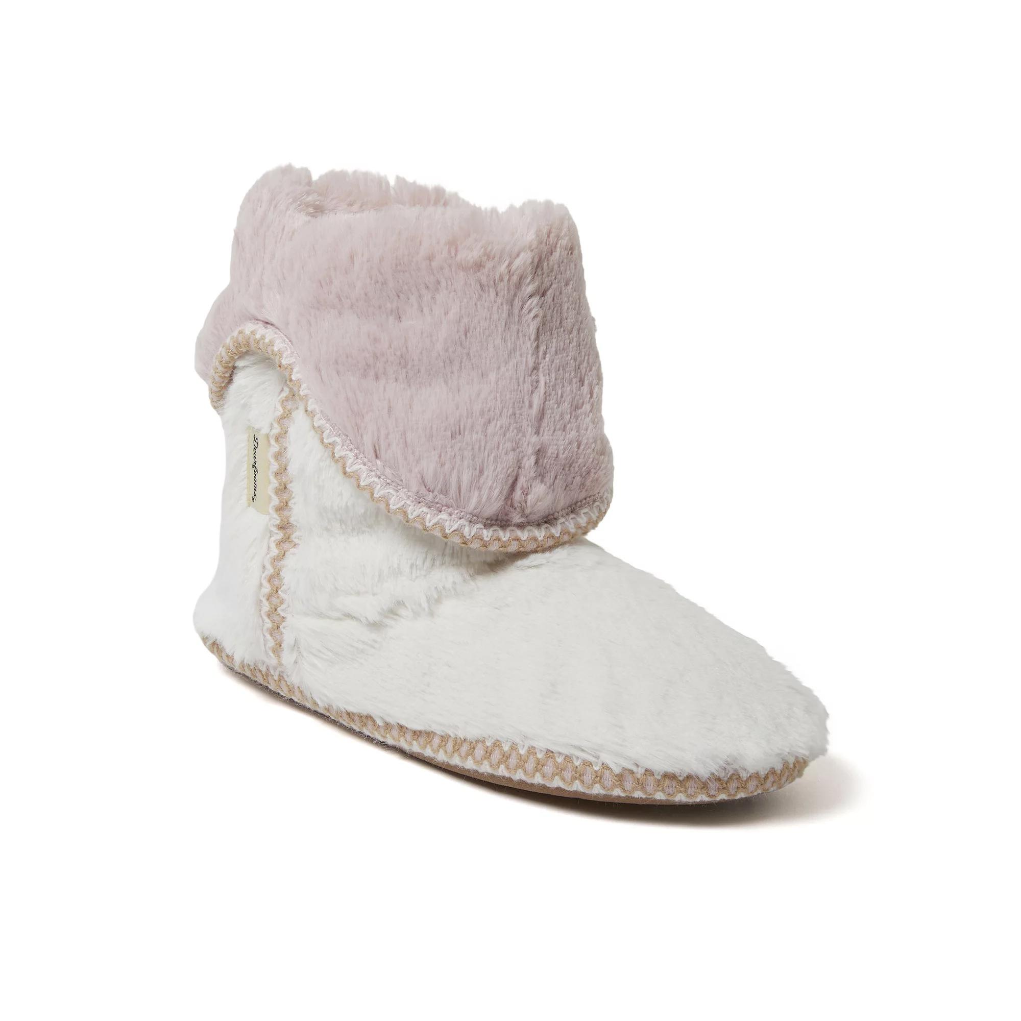 Dearfoams Faux Fur Fold-Down Women's Slippers,  Product Image