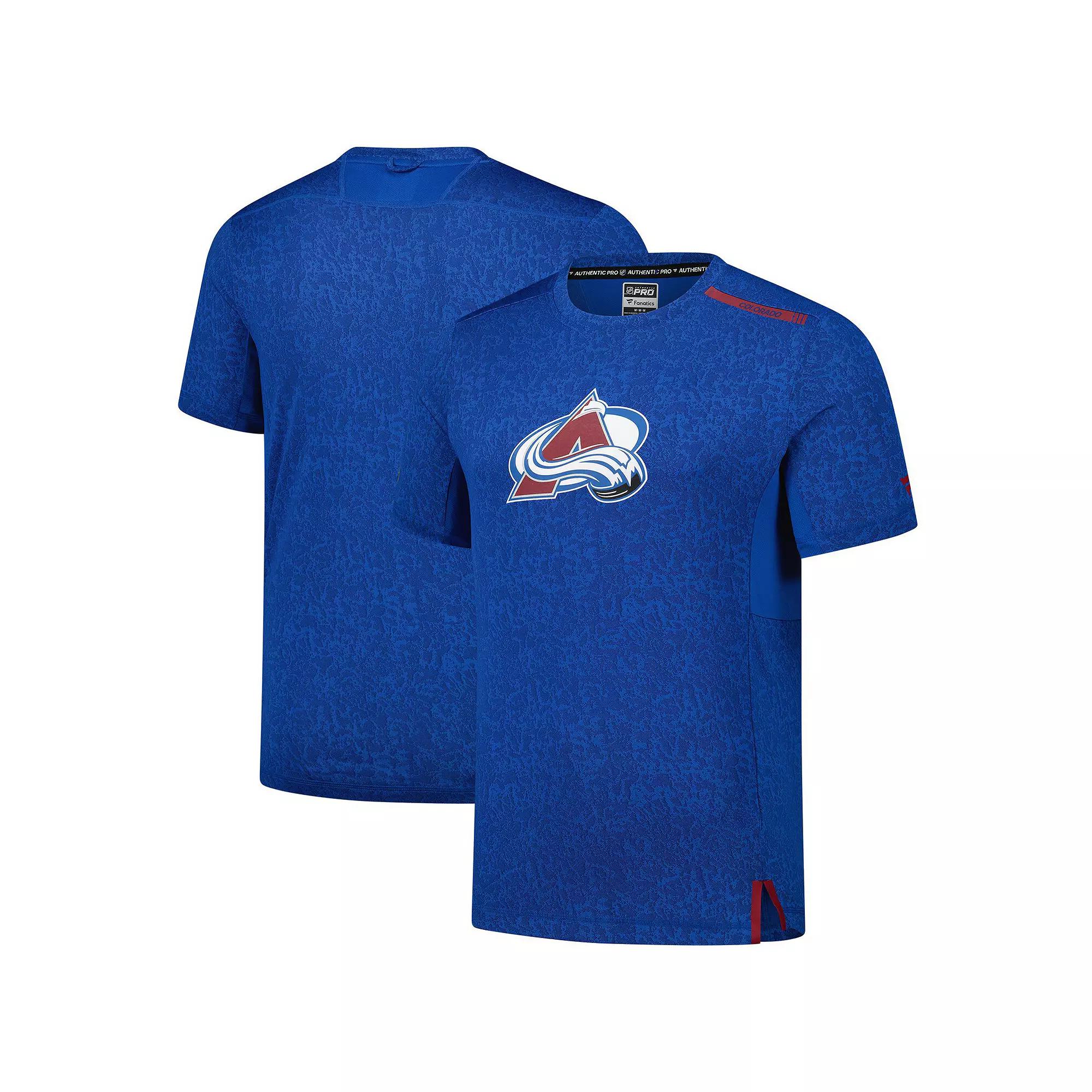 Men's Fanatics Blue Colorado Avalanche Authentic Pro Performance T-Shirt,  Product Image