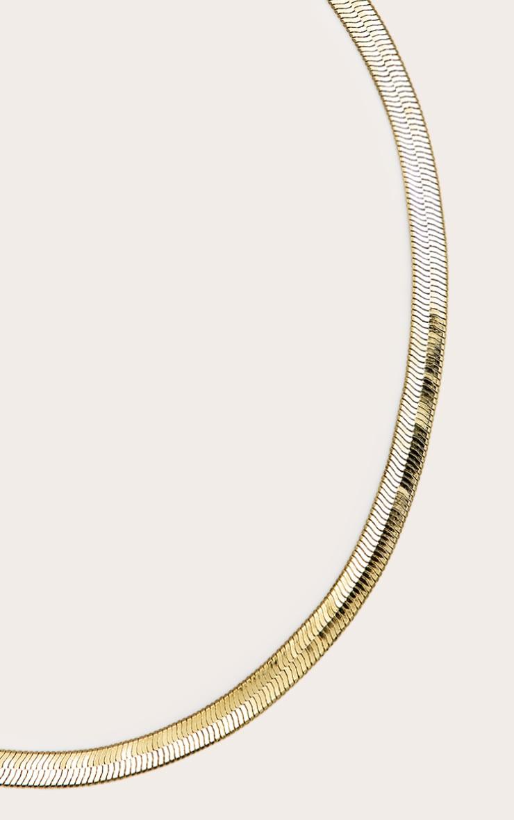 Gold Plated Snake Necklace Product Image