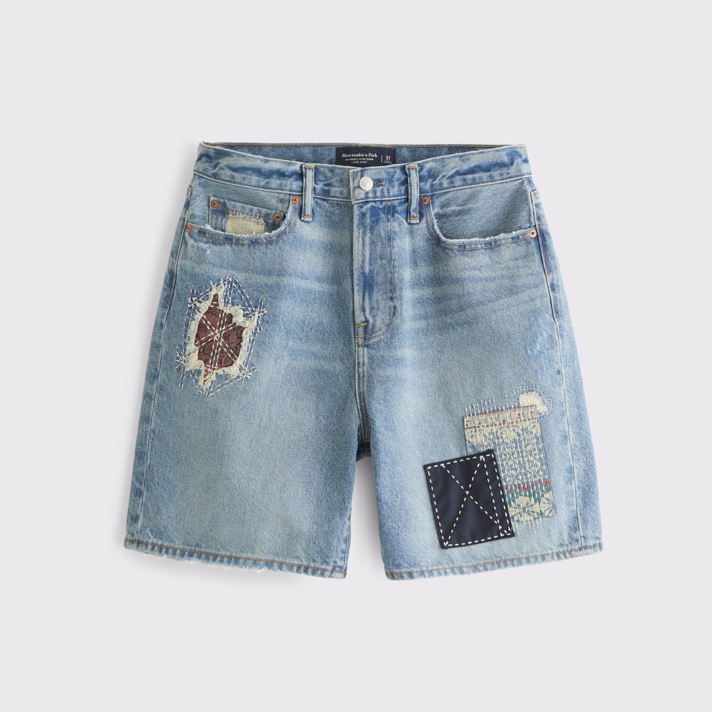 Loose Denim Short Product Image