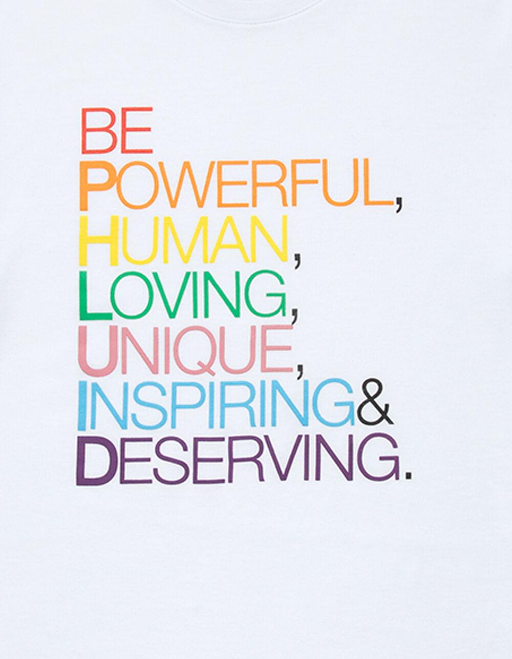 THE PHLUID PROJECT Be Phluid Pride Tee - WHITE Product Image