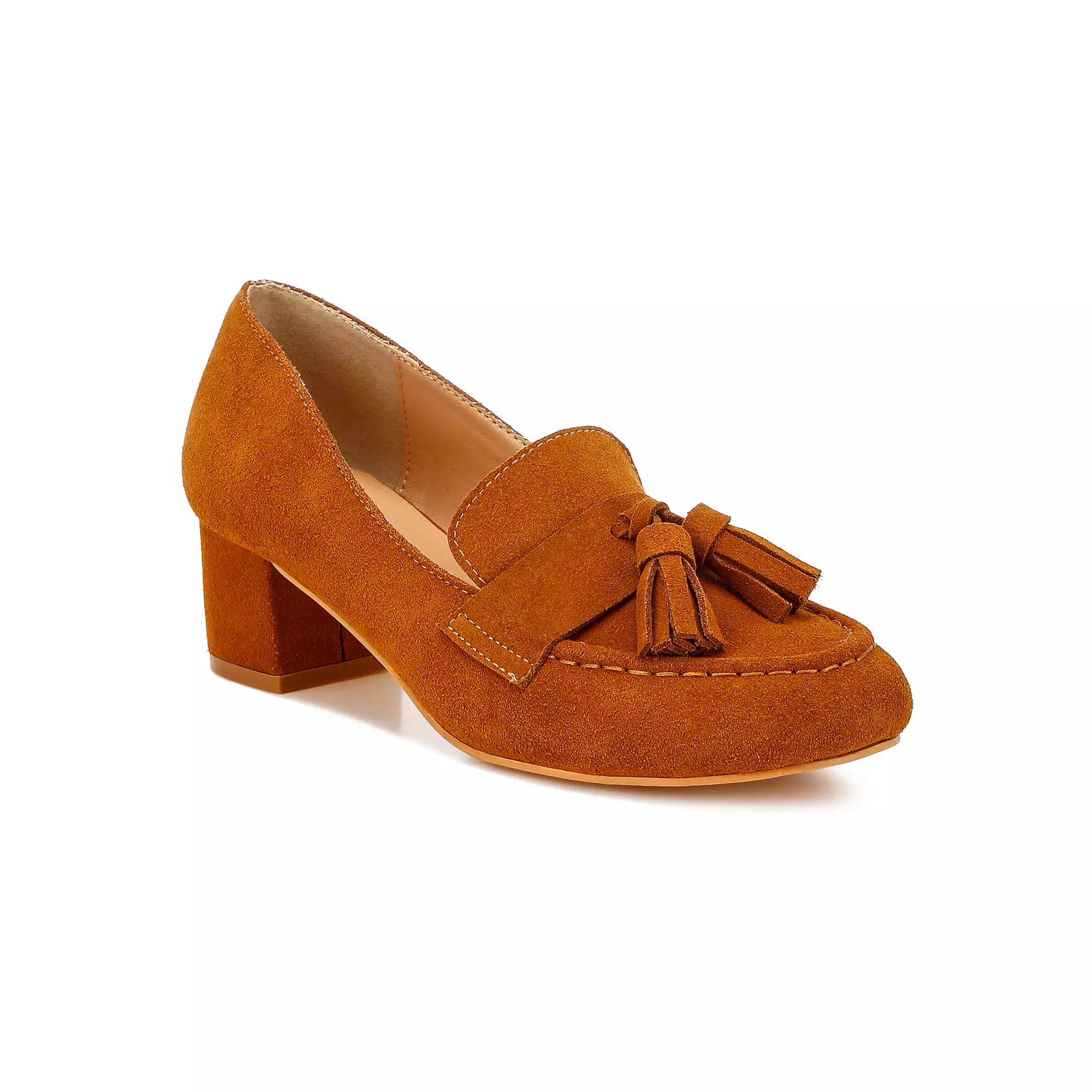 Rag & Co Aloha Women's Suede Loafers,  Product Image