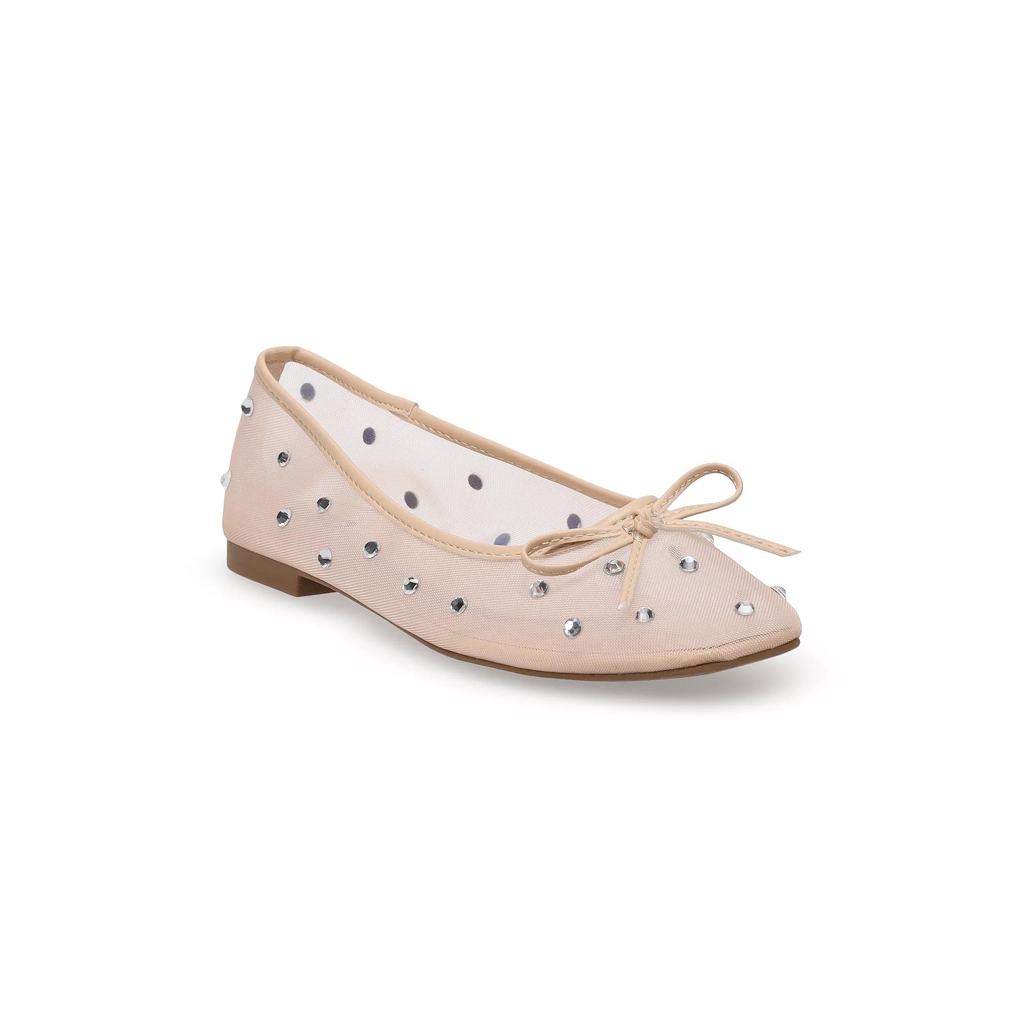 SO Lailaa Womens Square Toe Ballet Flats Product Image