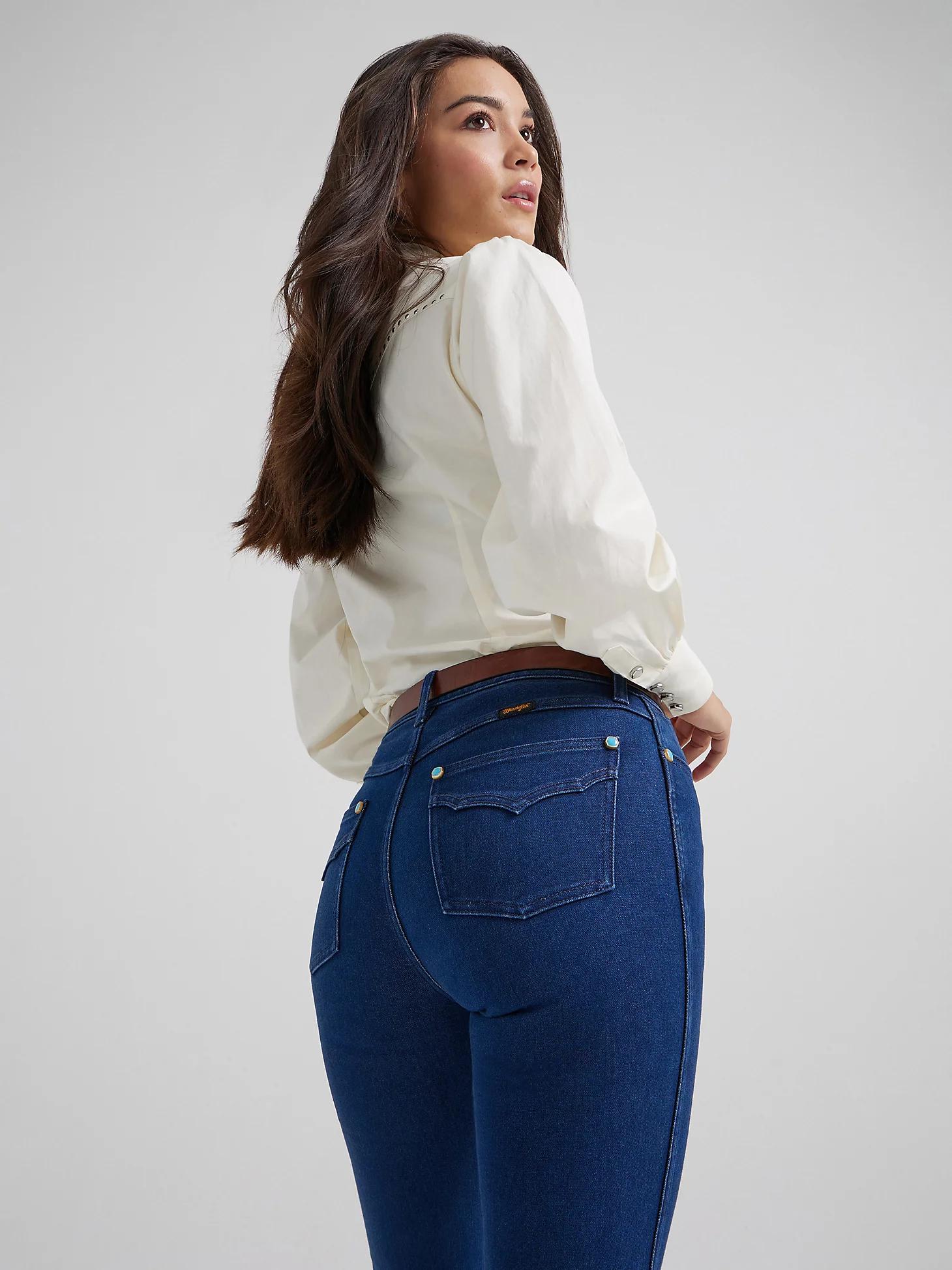 Wrangler® x Yellow Rose by Kendra Scott High Rise Trouser | Women's JEANS | Wrangler® Product Image