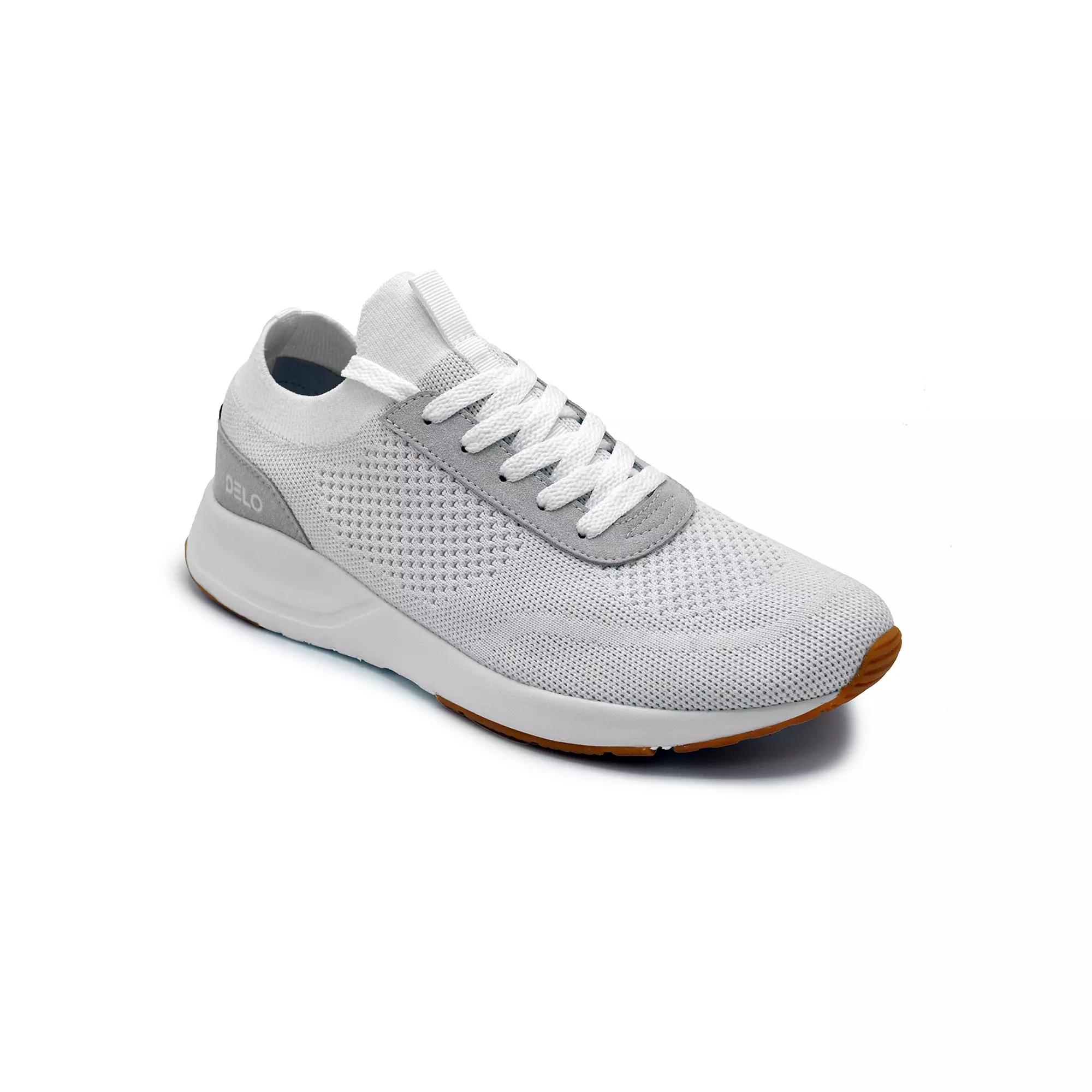 Men's DELO Go Green ECO-Friendly Knit Sneakers, Size: 13, White Product Image