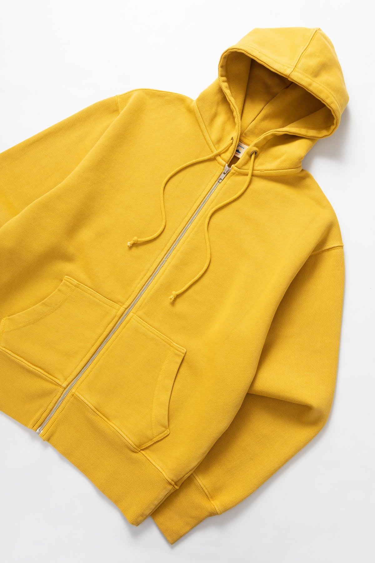Power Goods - Loopback Zip Hoodie - Sunflower Product Image