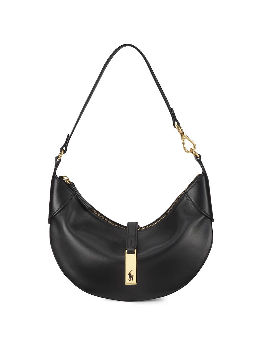 Womens Mini Polo ID Leather Shoulder Bag Product Image