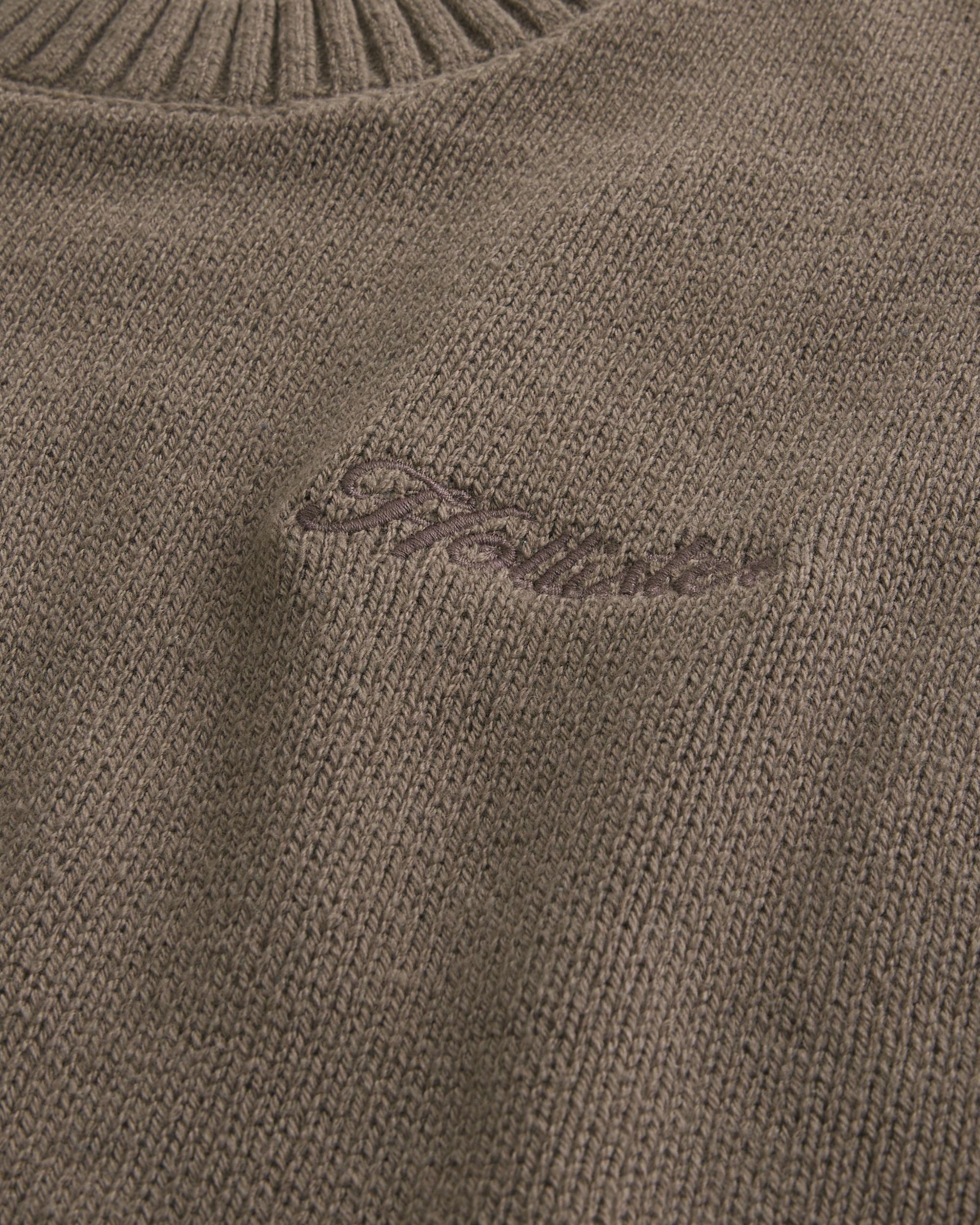 Boxy Logo Crew Sweater Product Image