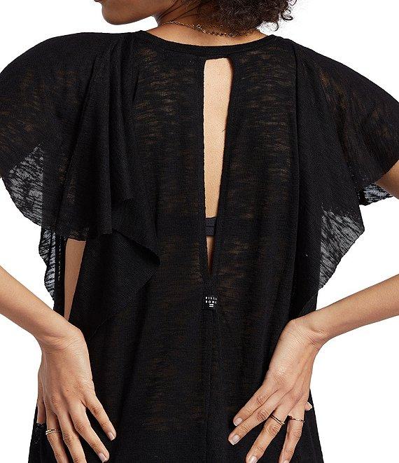 Billabong Out For Waves Flutter Sleeve Cover Up Dress Product Image