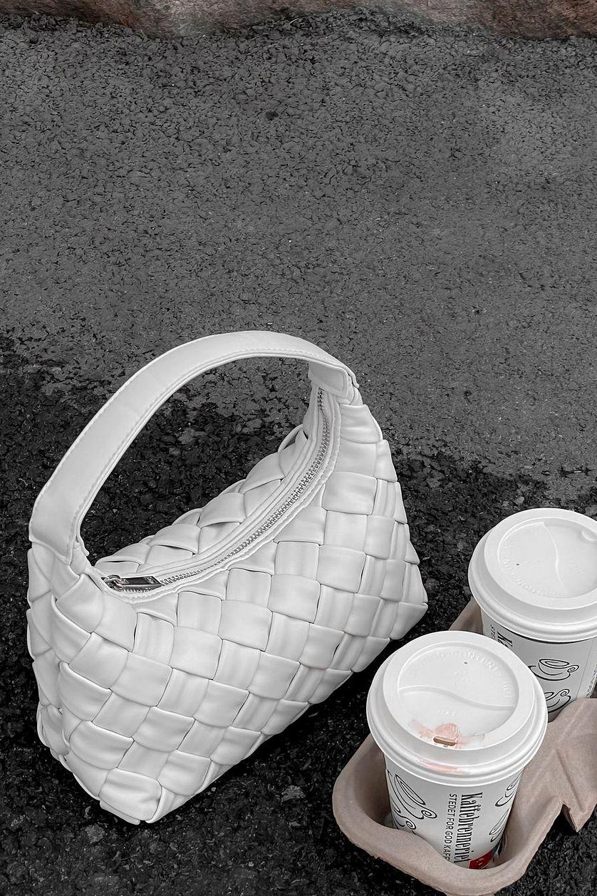 Small Woven Triangular Bag Product Image