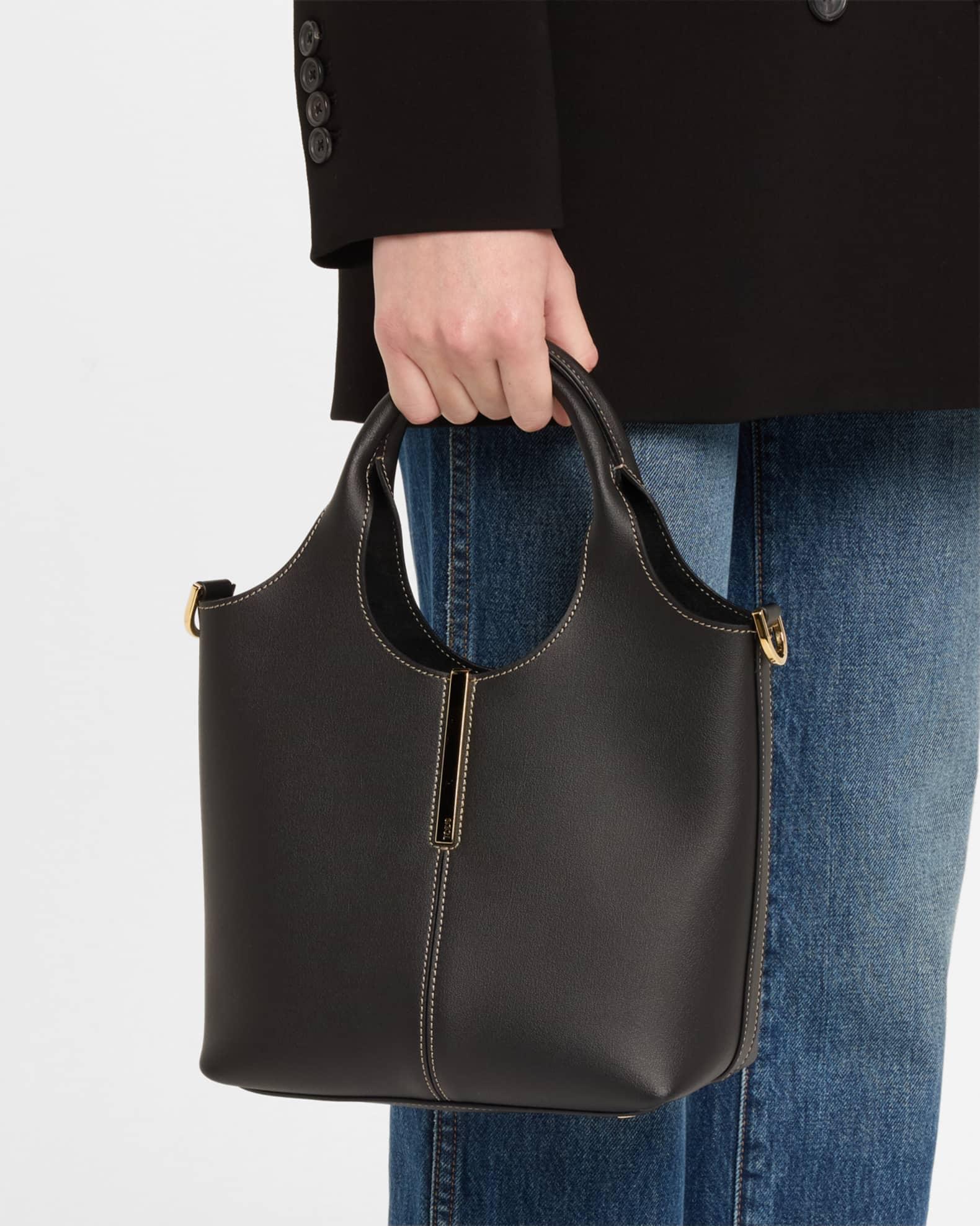 Mini Leather Tote Shopping Bag Product Image