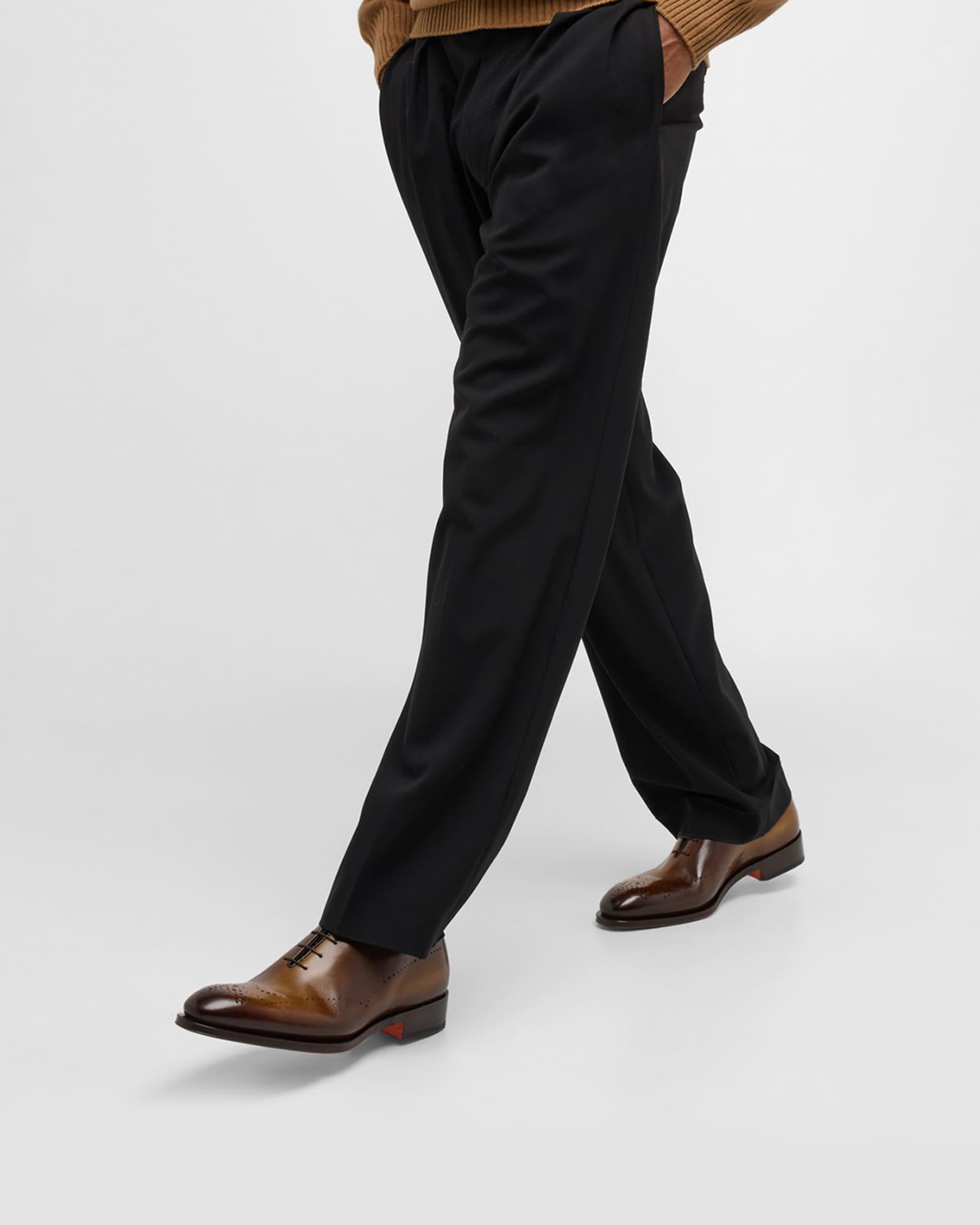 Men's Kaj Bicolor Brogue Leather Oxfords Product Image