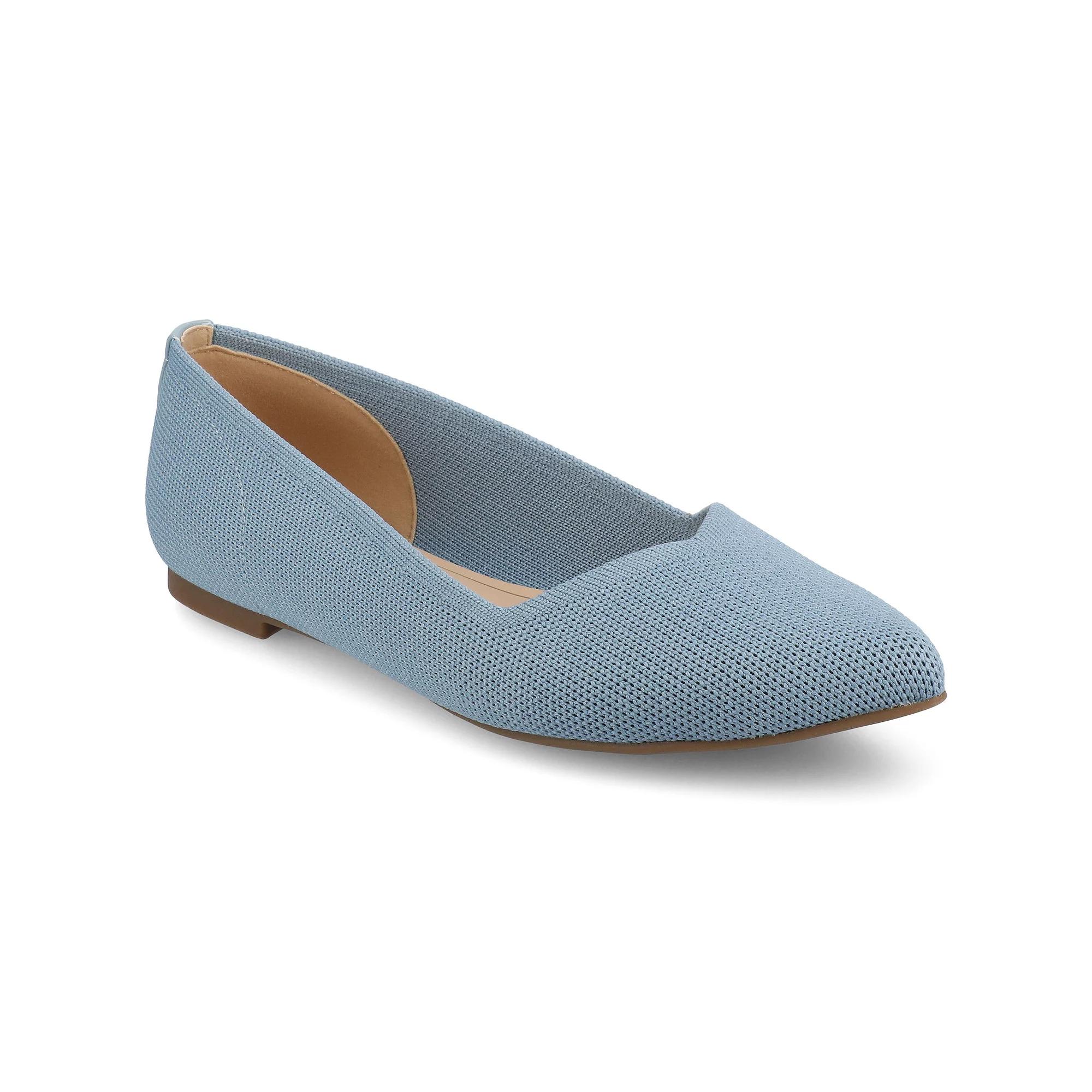 Journee Minnah Knit Slip-On Pointed-Toe Women's Dress Flats,  Product Image