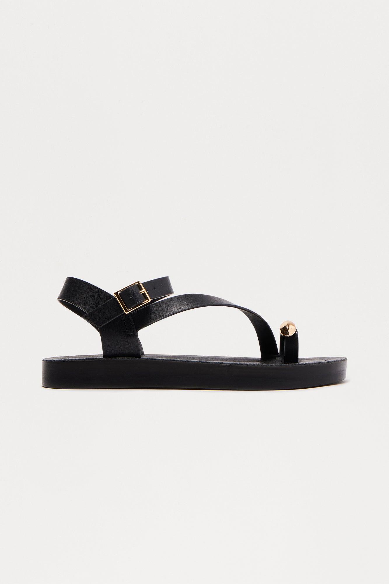Marcie Toe Ring Sandals - Black Female Product Image