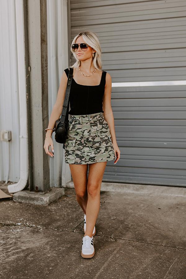 The Amy Cargo Mini Skirt Product Image