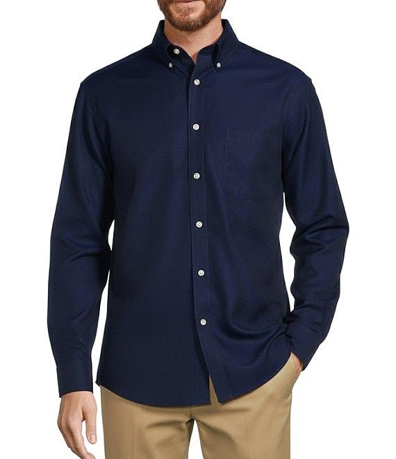 Gold Label Roundtree & Yorke Non-Iron Long Sleeve Solid Dobby Sport Shirt Product Image