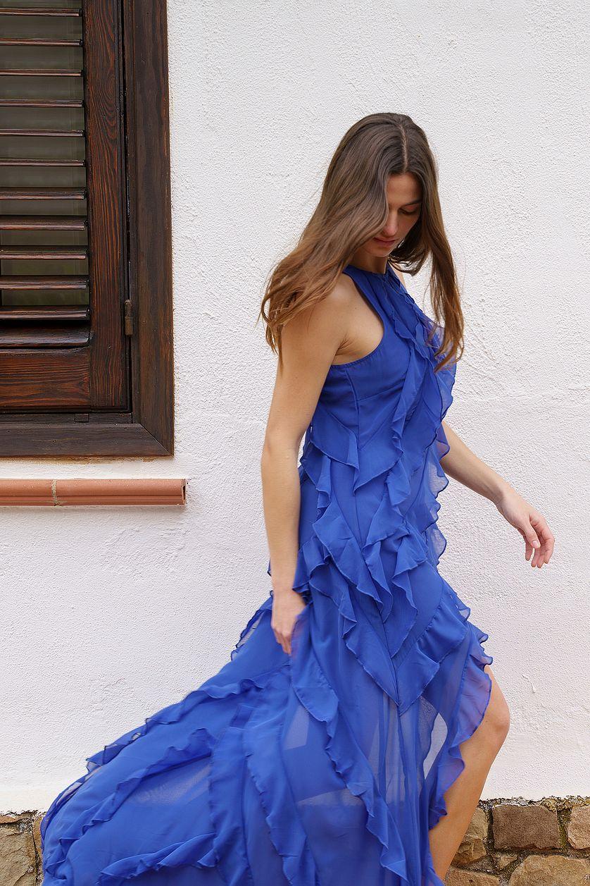 Ruffle Maxi Dress Product Image