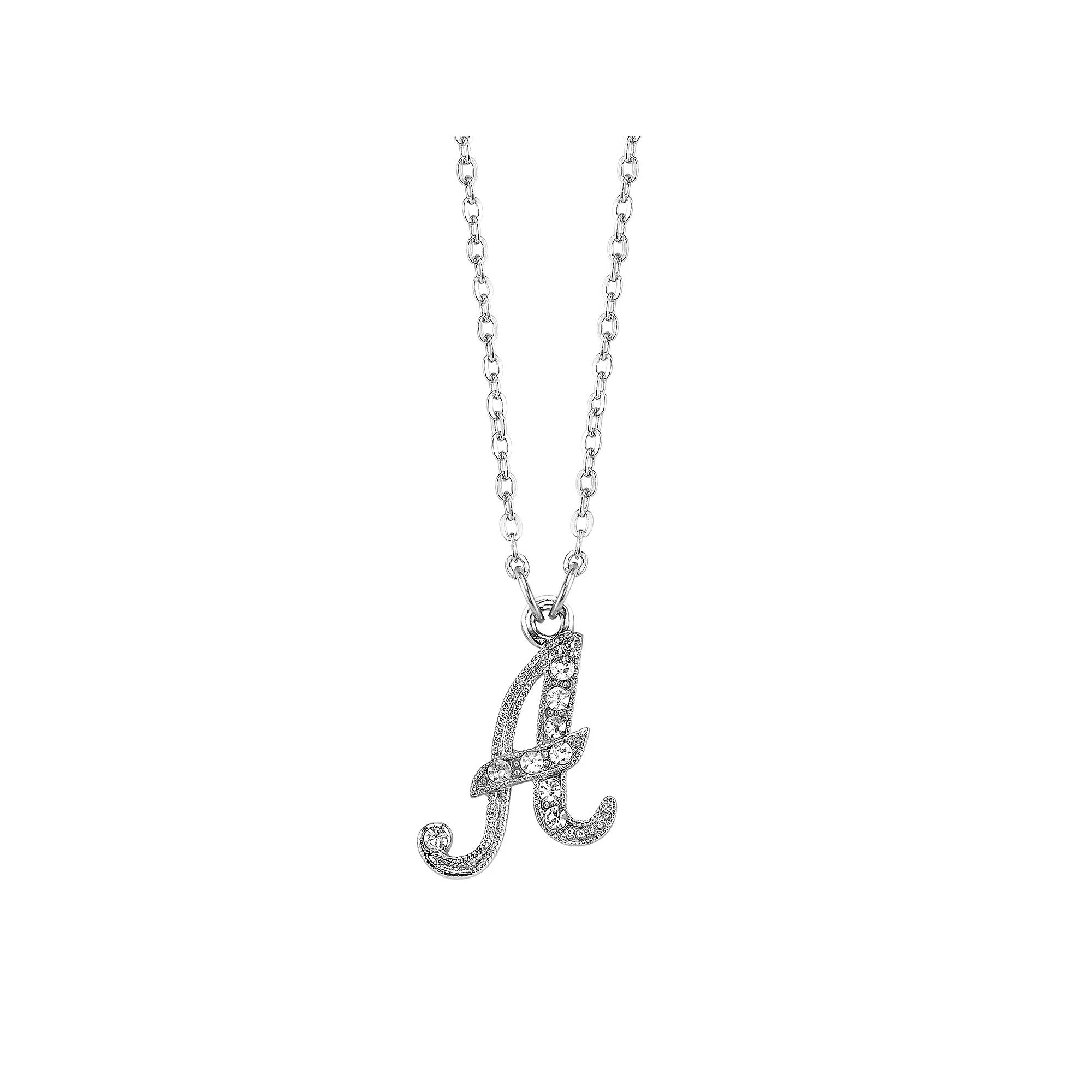 1928 Script Initial Necklace, Womens Product Image