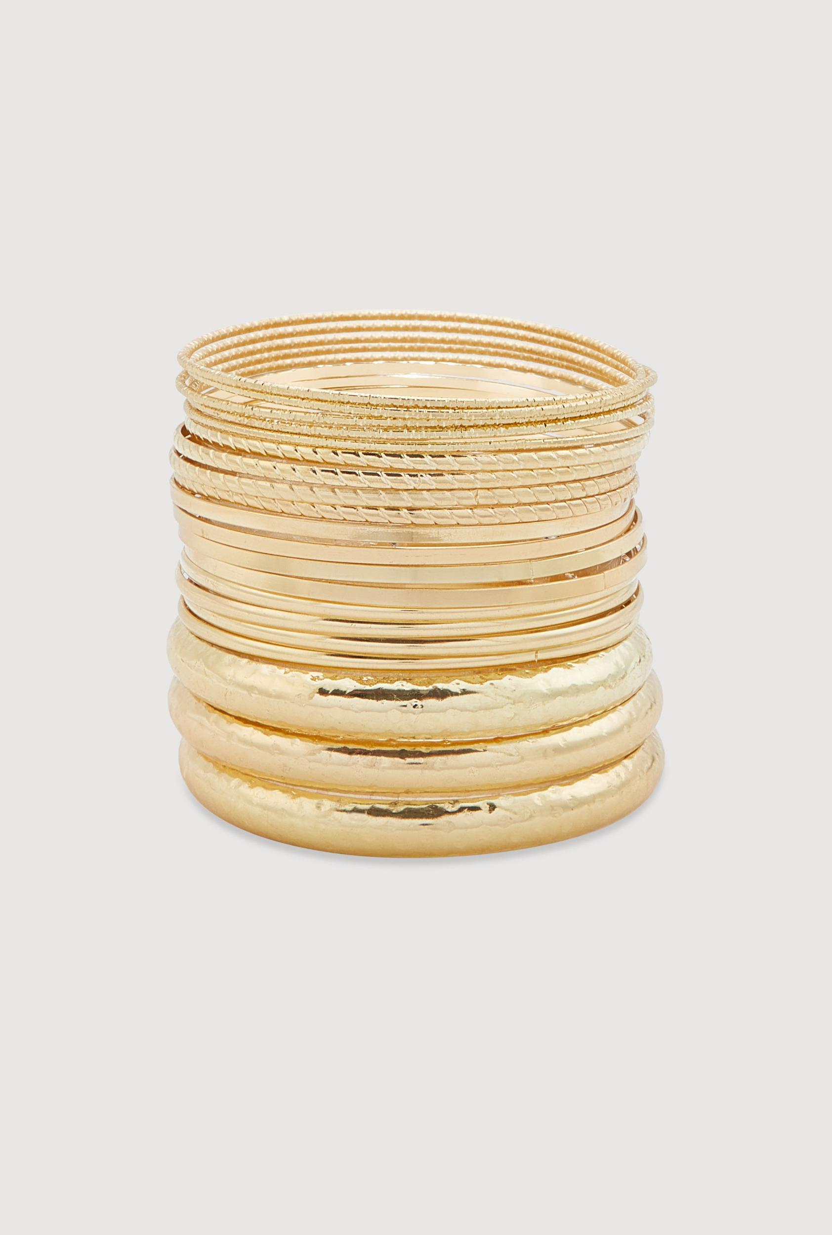 Assorted Metallic Bangles Set of 7 Male Product Image