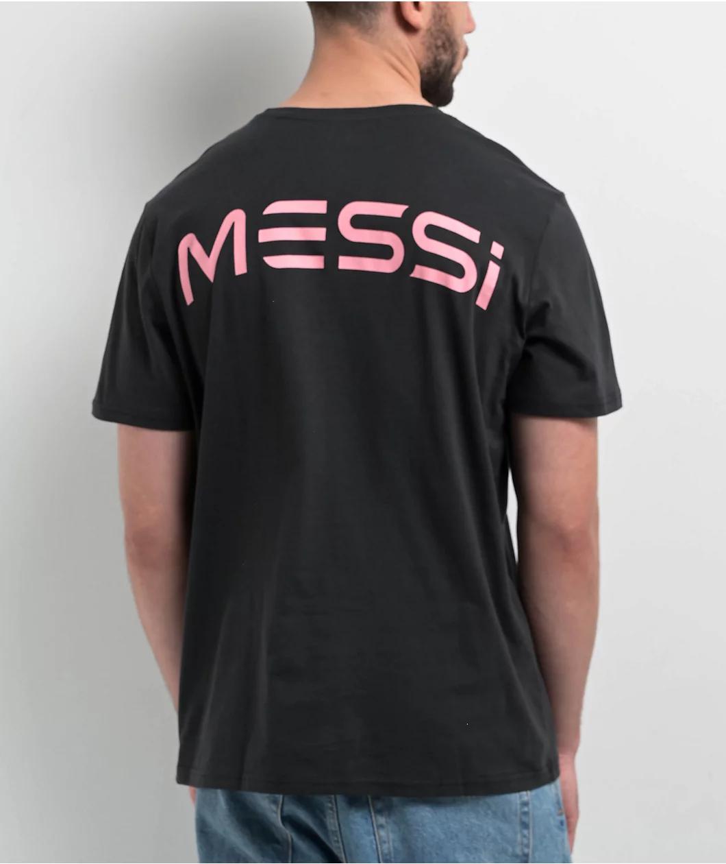 Messi Cheer Black T-Shirt Product Image