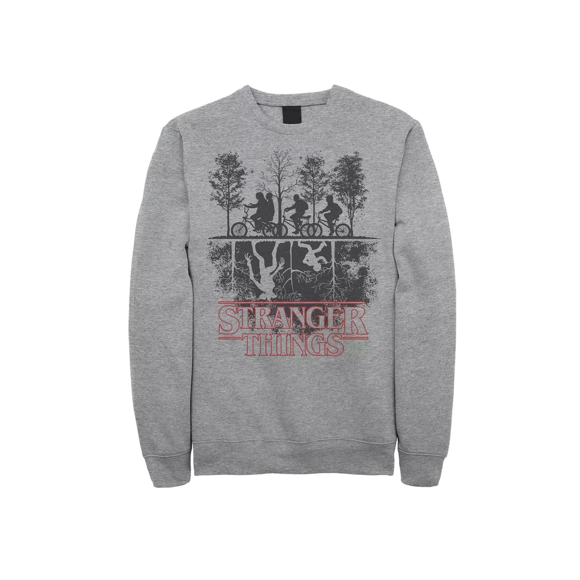 Men's Netflix Stranger Things The Upside Down Logo Sweatshirt,  Product Image