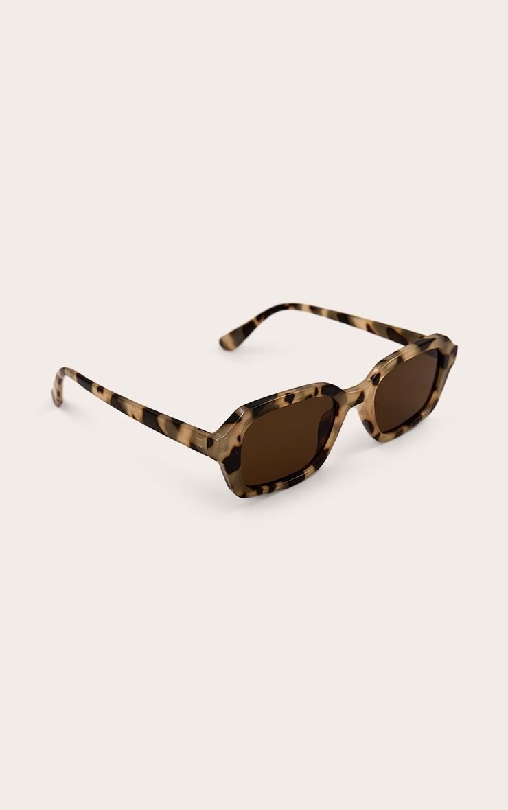 Brown Tort Brown Lens Square Frame Sunglasses Product Image