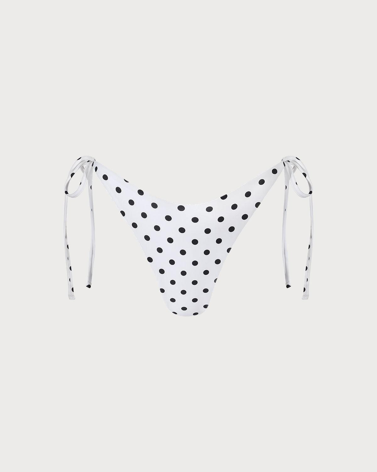 The Polka Dot Tie Bikini Bottom Product Image