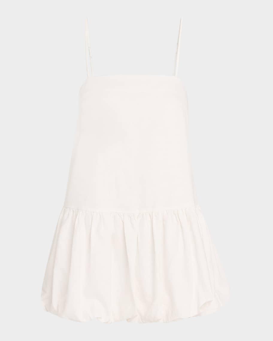 Air Linen Bubble Mini Dress Product Image